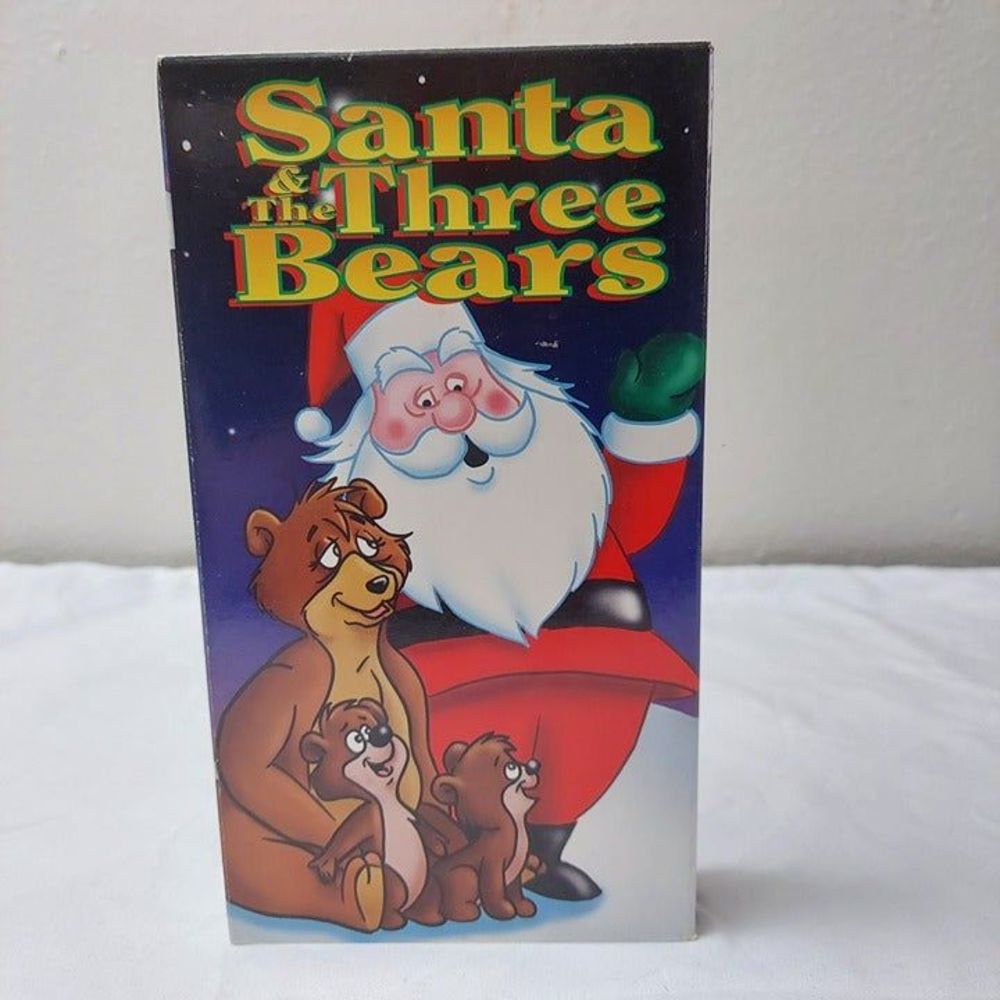 Santa And The Three Bears VHS Vintage Kids Christmas Movie 1999